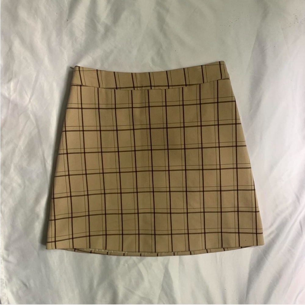 Plaid Mini Skirt
